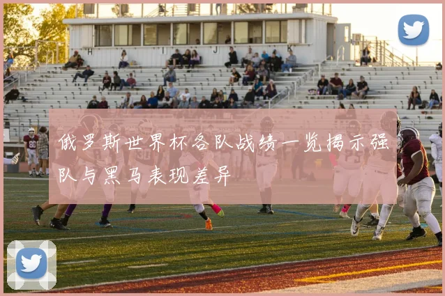 俄罗斯世界杯各队战绩一览揭示强队与黑马表现差异